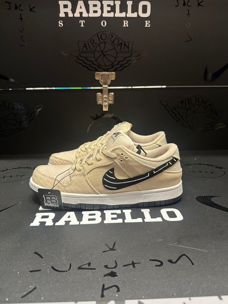 Tênis Nike SB Dunk Low Pro Albino & Preto “Jiu-Jitsu” - Pronta Entrega