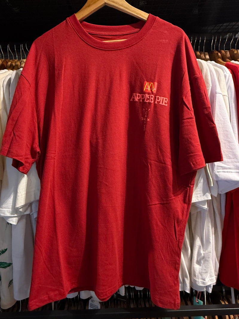 Camiseta TRAVIS SCOTT APPLE PIE Vermelha - Pronta Entrega