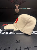 Boné Aba Cortada Balenciaga Preto/Bege - Pronta Entrega