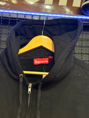 Jaqueta Supreme Big Logo Jacquard Hooded Sweatshirt- Pronta Entrega