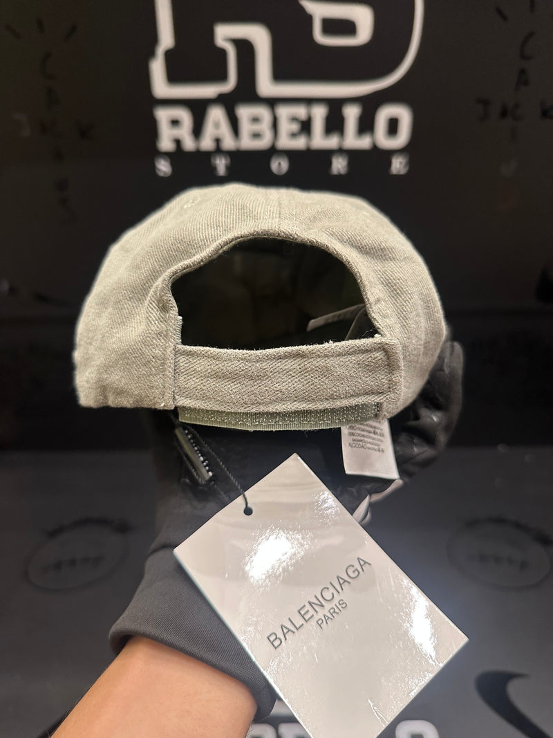 Boné Balenciaga Green Aba Curva - Pronta Entrega