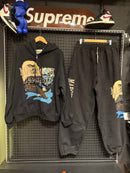 Conjunto Supreme x MM6 Maison Margiela Eagle Zip Up Hooded Sweatshirt Black - Pronta Entrega