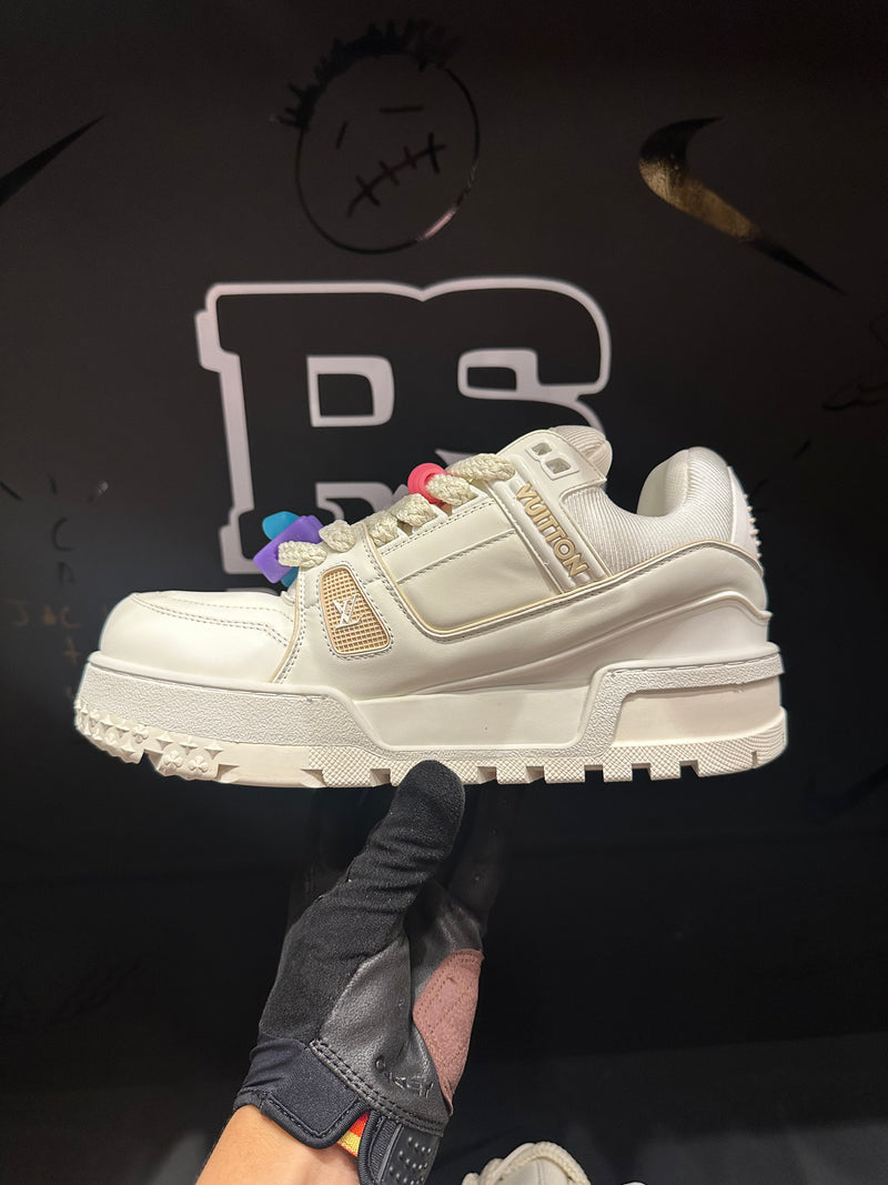 Tênis Louis Vuitton LV Trainer Maxi White - Pronta Entrega