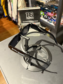 Óculos Palm Angels Retangular Lente Preto  - Pronta Entrega