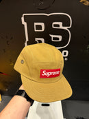 Boné Supreme 5 Panel Washed Canvas Camp Beige - Pronta Entrega
