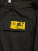 Calça Corteiz Guerillaz Cargo Black/Yellow - Pronta Entrega