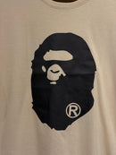 Camiseta BAPE Bicolor Big Ape Head Brown - Pronta Entrega