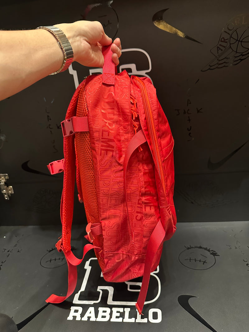 Mochila Supreme 19SS BackPack Vermelha Red  - Pronta Entrega