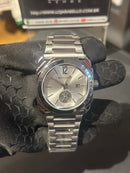 Relógio Bvlgari Silver Fundo Branco - Pronta Entrega