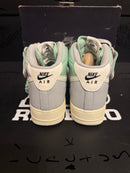 Tênis Nike Air Force 1 Mid '07 LX "Grey Fog Enamel Green - Pronta Entrega