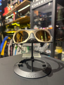 Óculos Oakley PLANTARIS Bege Lente Amarela - Pronta Entrega