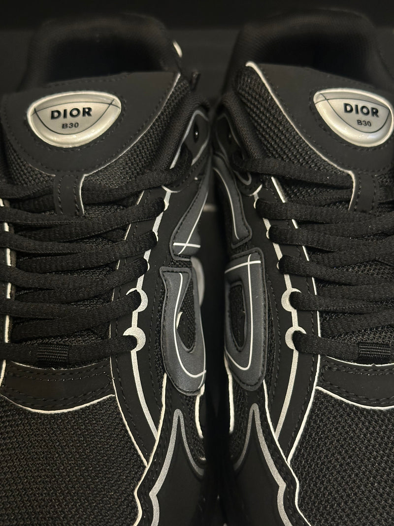 Tênis Dior B30 Black Reflective - Pronta Entrega