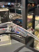 Óculos Off-White Retangular Transparente Logo Vermelho Lente Clear  - Pronta Entrega