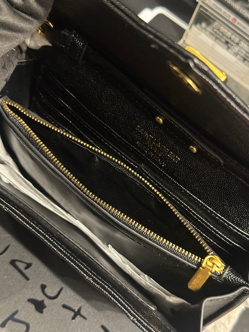Carteira Saint Laurent Monogram Black - Pronta Entrega