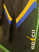 Conjunto Tracksuit Jordan Brasil Preto Amarelo 2026/27 - Pronta Entrega