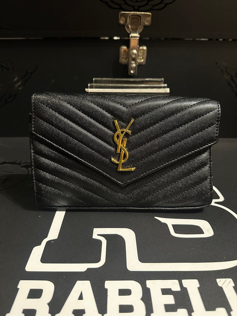 Carteira Saint Laurent Monogram Black - Pronta Entrega