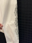 Chrome Hearts x Comme des Garçons Cross Long Sleeve White - Pronta Entrega