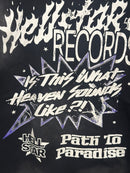 Camiseta Hellstar Records “Is This What Heaven Sounds Like?” Black - Pronta Entregar