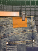 Calça Louis Vuitton Jeans Damier Monogram - Pronta Entrega
