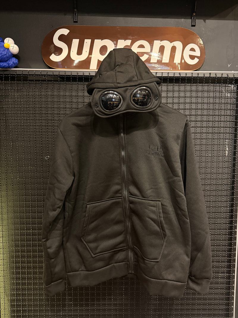 Jaqueta Moletom CP Company Black Goggle Hoodie - Pronta Entrega