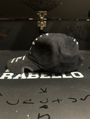 Boné Balenciaga Preto Aba Curva Cortada MultiLogo - Pronta Entrega