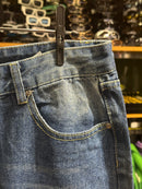 Calça Jeans Chrome Hearts Cruz Black/Orange/White - Pronta Entrega