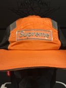 Boné Supreme Mesh Side Panel Camp Cap Orange - Pronta Entrega