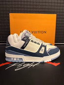 Tênis Louis Vuitton LV Trainer Triple Blue - Pronta Entrega