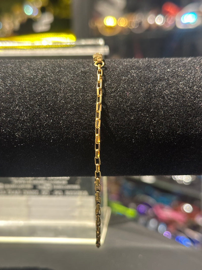 Pulseira Cartier Slim Banhada Fecho Encaixe 25 CM - Pronta Entrega