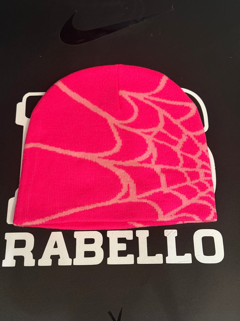 TOUCA GLOBAL SPIDER WEB BEANIE PINK - PRONTA ENTREGA