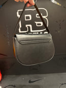 Bolsa Diesel Feminina 1DR Crossbody Couro Preto - Pronta Entrega