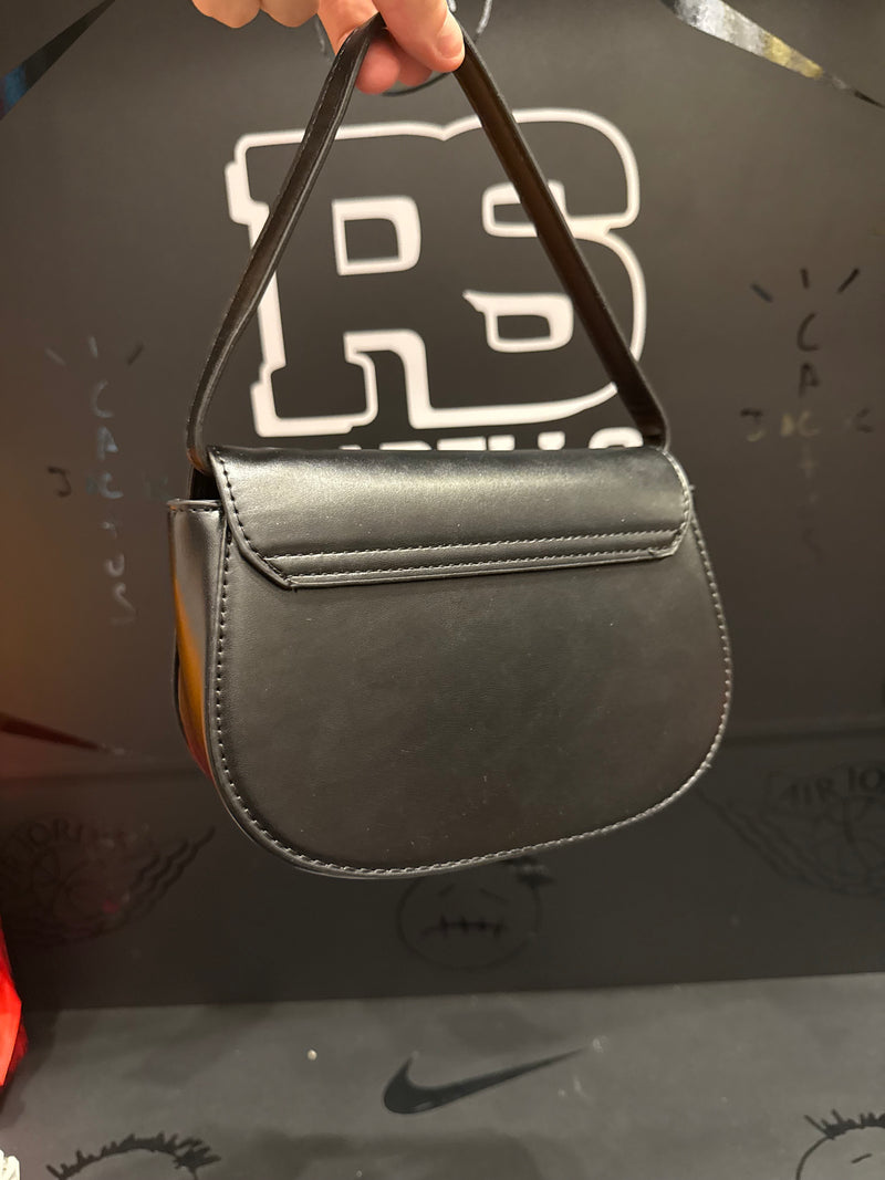 Bolsa Diesel Feminina 1DR Crossbody Couro Preto - Pronta Entrega
