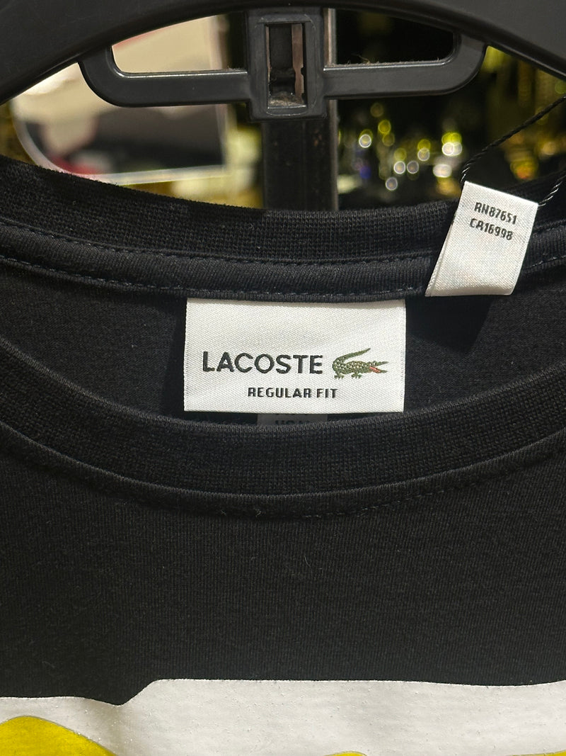 Camisa Lacoste Black/Yellow - Pronta Entrega