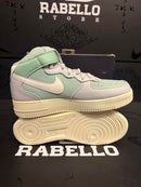 Tênis Nike Air Force 1 Mid '07 LX "Grey Fog Enamel Green - Pronta Entrega