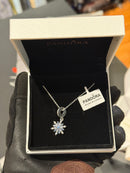 Colar Pandora Floco de Neve Prata 925 Tamanho 45 CM - Pronta Entrega