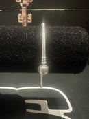 Bracelete de Prata em Trama com Fecho Retangular - Pronta Entrega