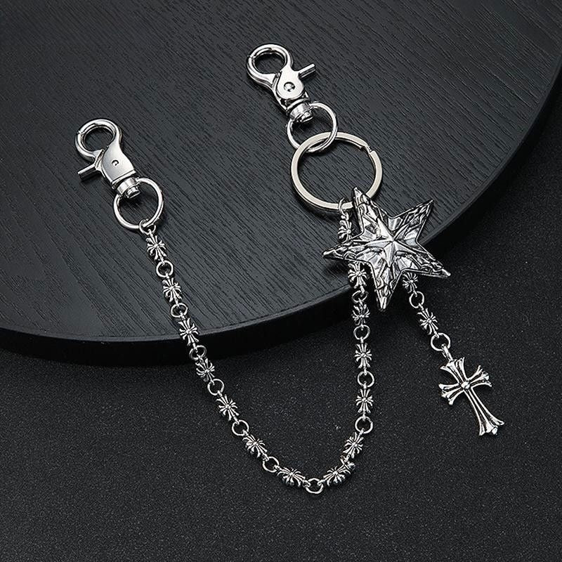 Corrente para Calça Calça Chrome Hearts Pingete Estrela  Aço inoxidável - Pronta entrega