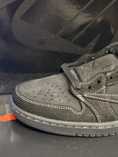 Tênis Travis Scott x Air Jordan 1 Low OG Black Phantom - Pronta Entrega