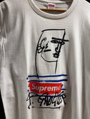 Camiseta Supreme X Jean Paul Gaultier Branco - Pronta Entrega