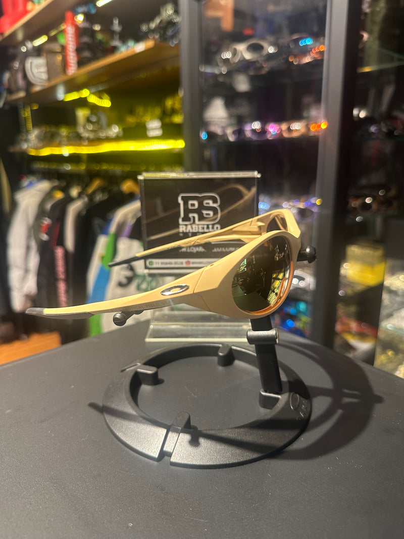 Óculos Oakley Eye Jacket Piet Bege Lente Dourada - Pronta Entrega