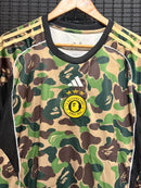 Camiseta BAPE x Adidas Jersey Football Crew Green - Pronta Entrega