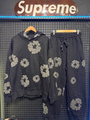 Conjunto Moletom Denim Tears Black Gray Blusa + Calça - Pronta Entrega