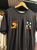 Camiseta Off-White Jerry Run Slim Fit Preta - Pronta Entrega