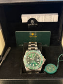 Relógio A Bathing Ape Bapex Type 1 Green - Pronta Entrega