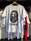 Camiseta BAPE Branco - Pronta Entrega