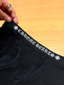 Cueca Chrome Hearts Preta Logo Boxer - Pronta Entrega