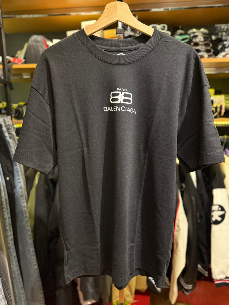 Camiseta Balenciaga ‘Slide Oversized’ Preta - Pronta Entrega