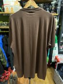 Camiseta Nike Basic Bordado Marrom - Pronta Entrega