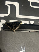 Cinto Feminino Prada Milano Preto/Rosa 90 CM  - Pronta Entrega