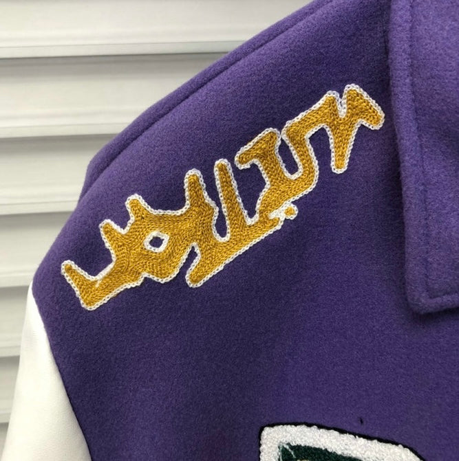 Jaqueta Varsity Louis Vuitton Purple - Encomenda